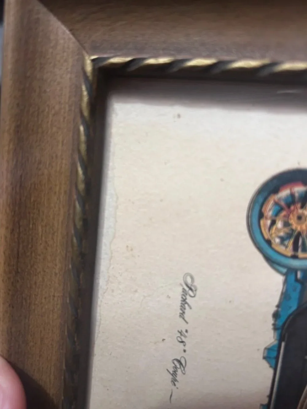 vintage car print